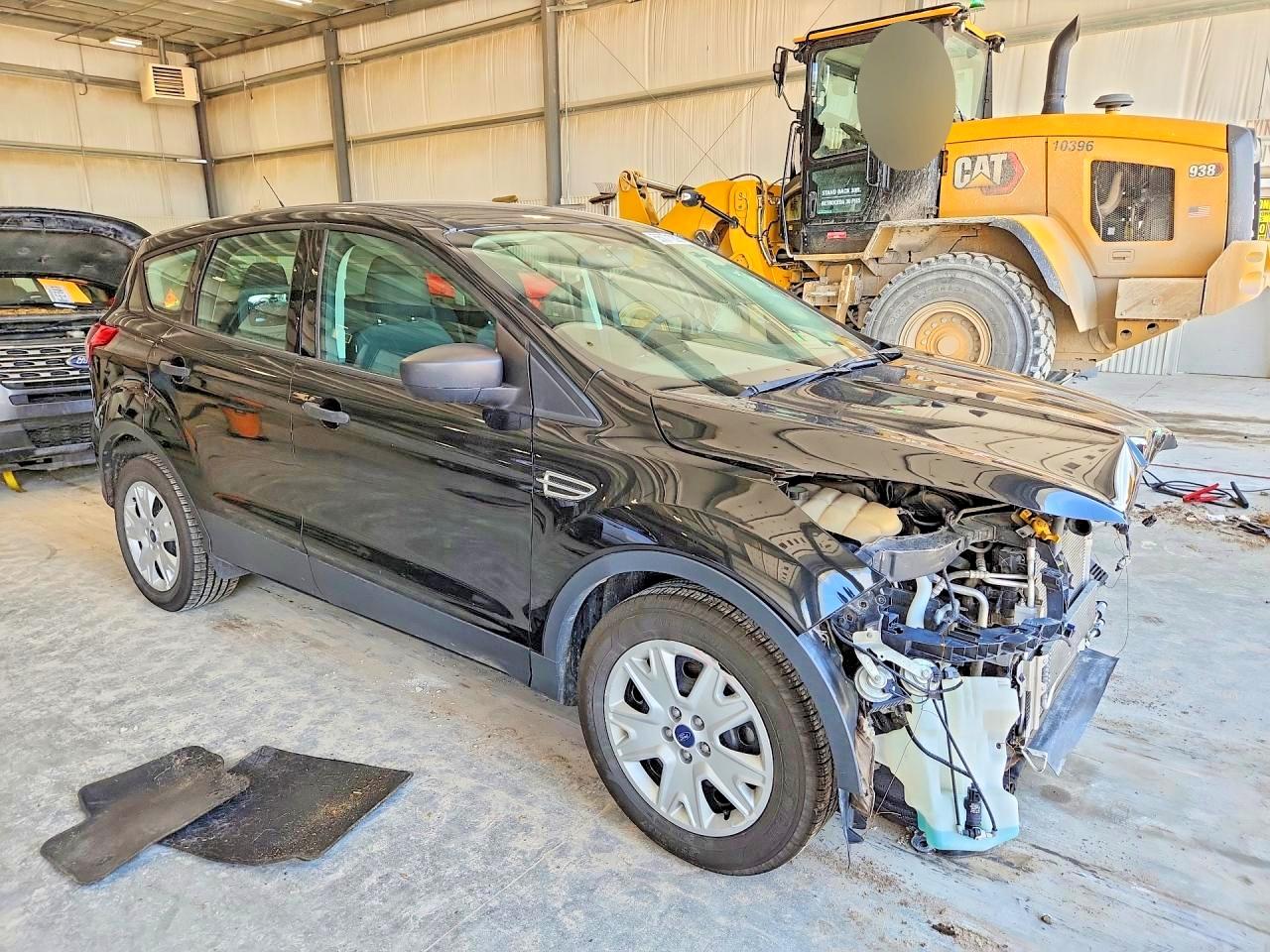 2014 Ford Escape S Black vin: 1FMCU0F75EUC59570