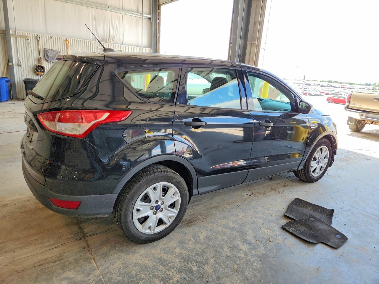 2014 Ford Escape S Black vin: 1FMCU0F75EUC59570