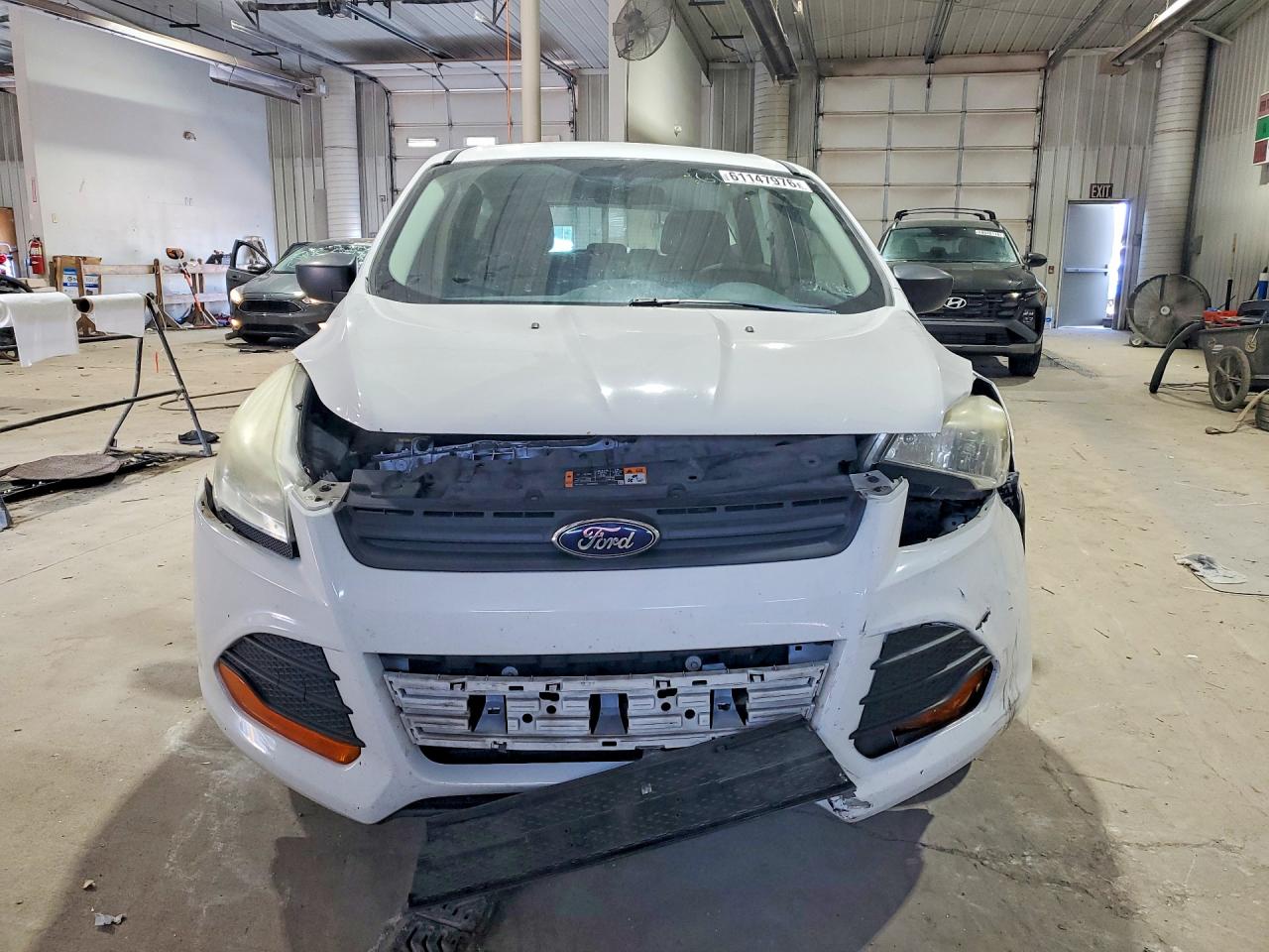 2014 Ford Escape S Белый vin: 1FMCU0F75EUD44845