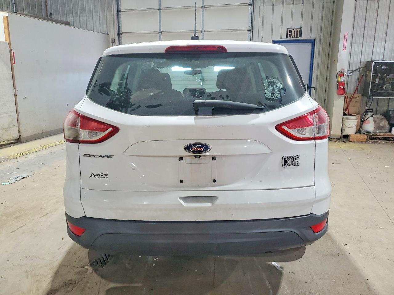2014 Ford Escape S Белый vin: 1FMCU0F75EUD44845