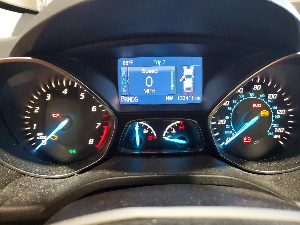 2014 Ford Escape S Белый vin: 1FMCU0F75EUD44845