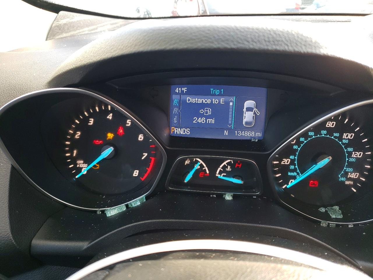 2014 Ford Escape S Blue vin: 1FMCU0F75EUD69468