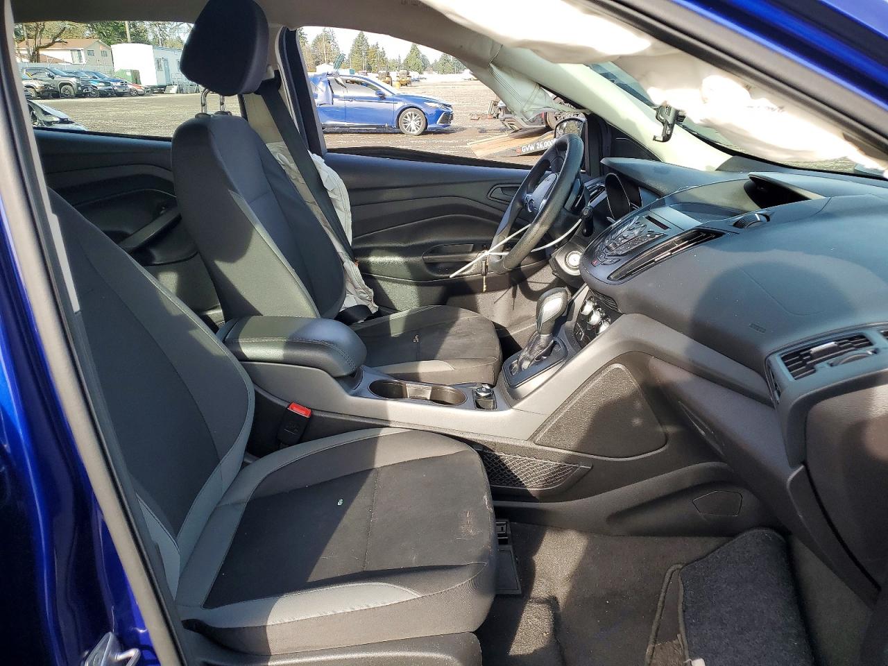 2014 Ford Escape S Blue vin: 1FMCU0F75EUD69468