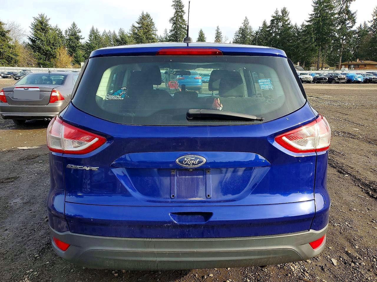 2014 Ford Escape S Blue vin: 1FMCU0F75EUD69468