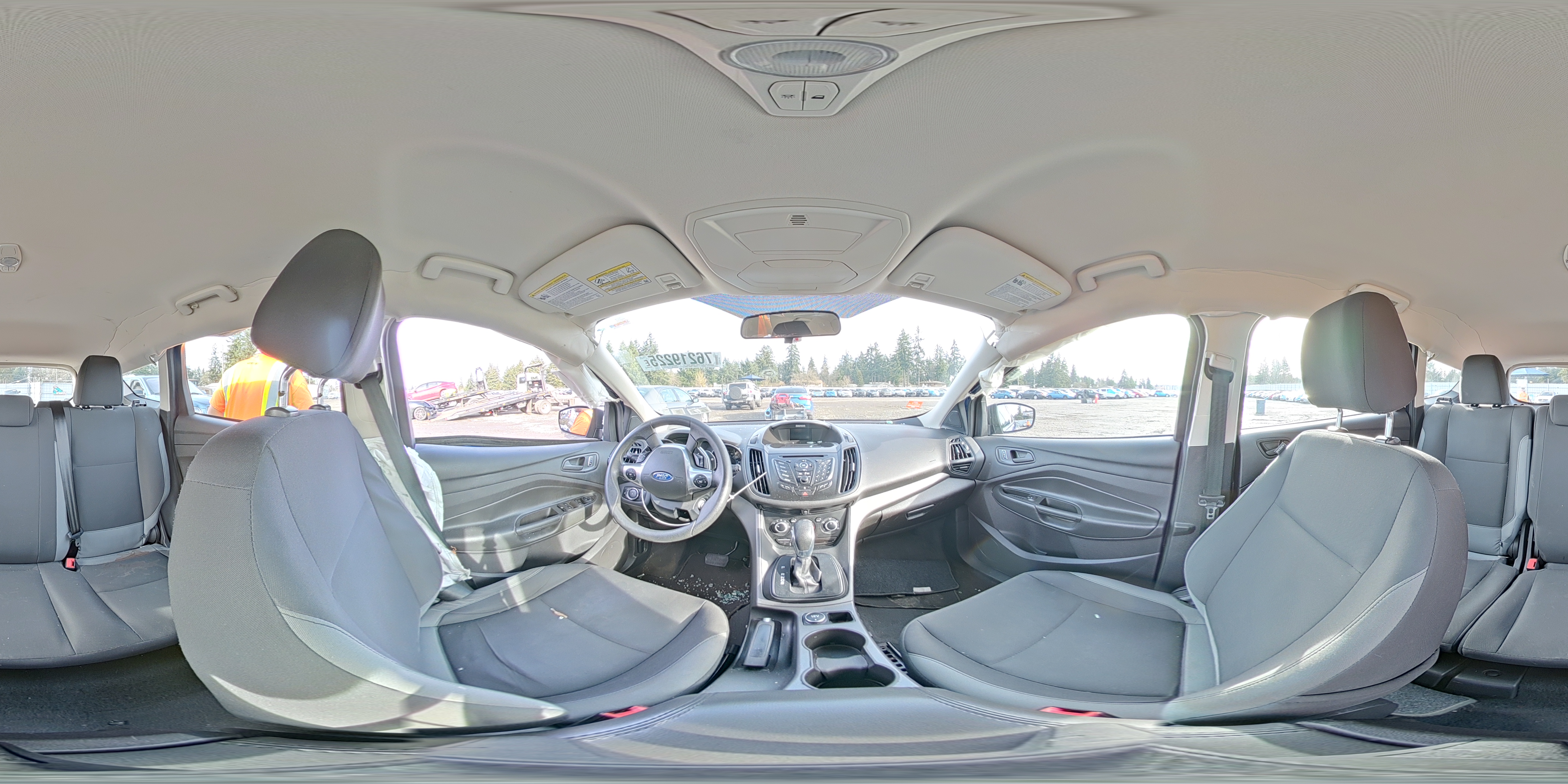 2014 Ford Escape S Blue vin: 1FMCU0F75EUD69468