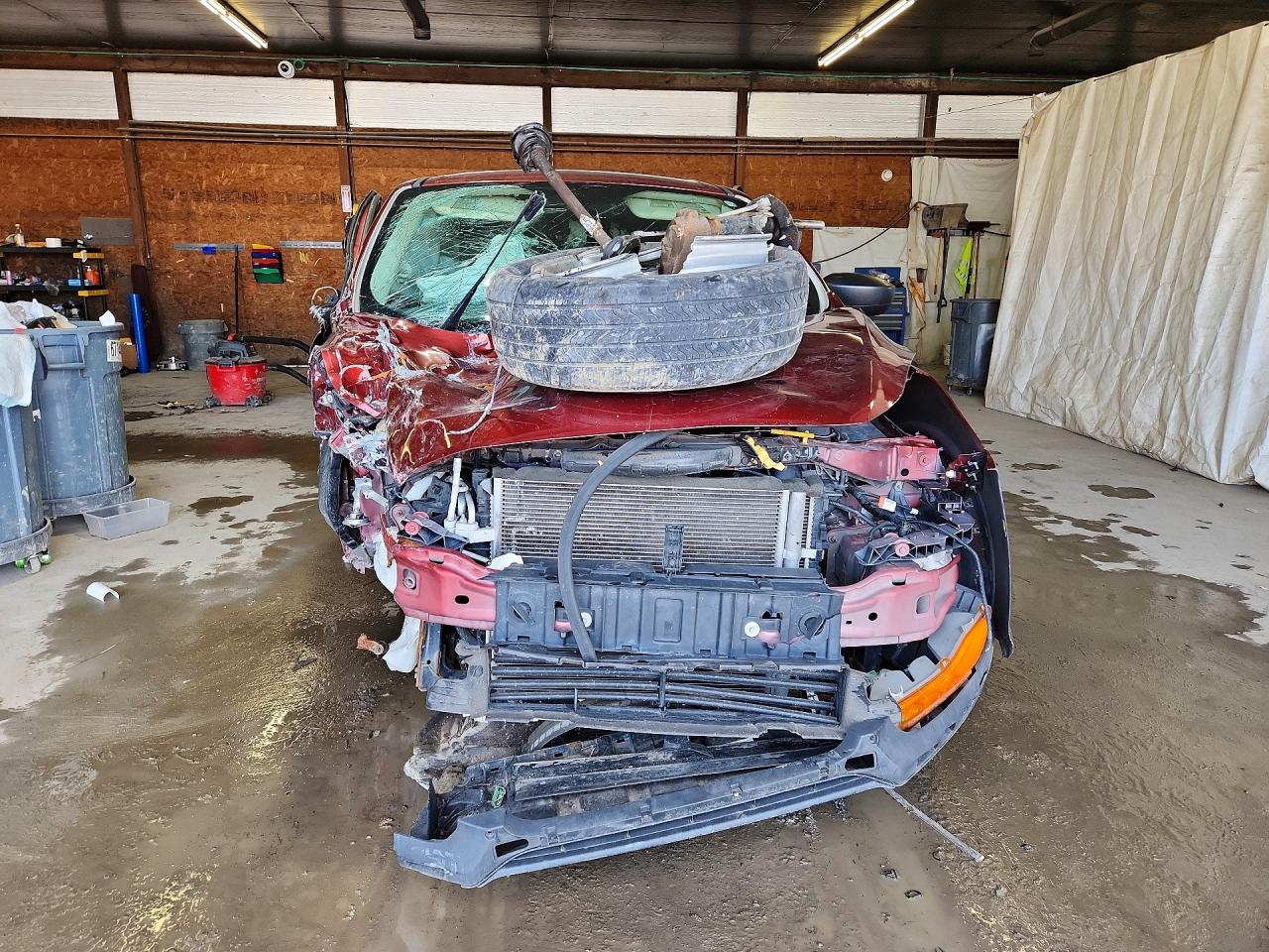2014 Ford Escape S Orange vin: 1FMCU0F75EUE47957