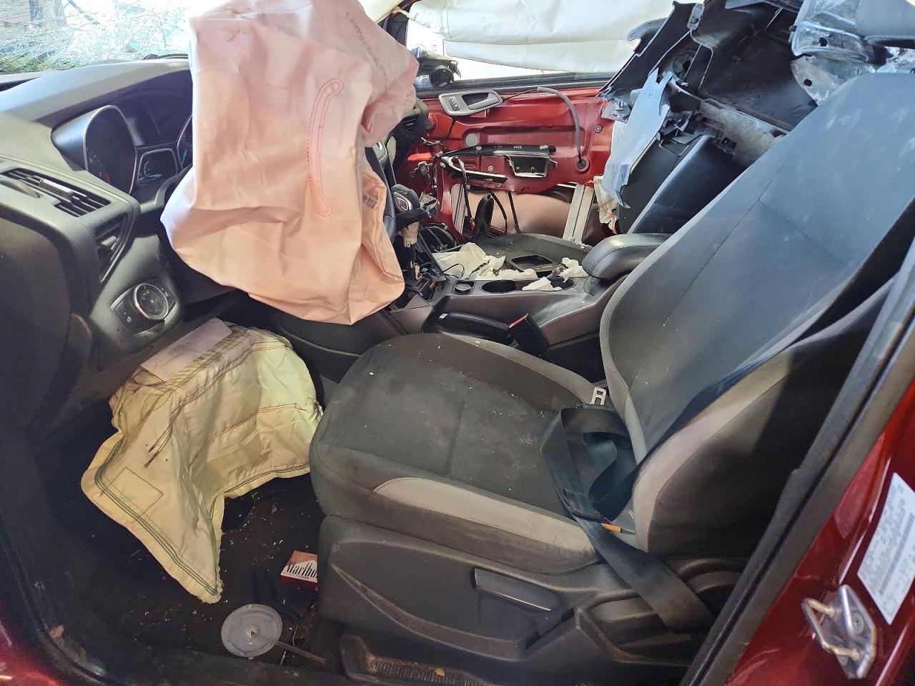 2014 Ford Escape S Orange vin: 1FMCU0F75EUE47957