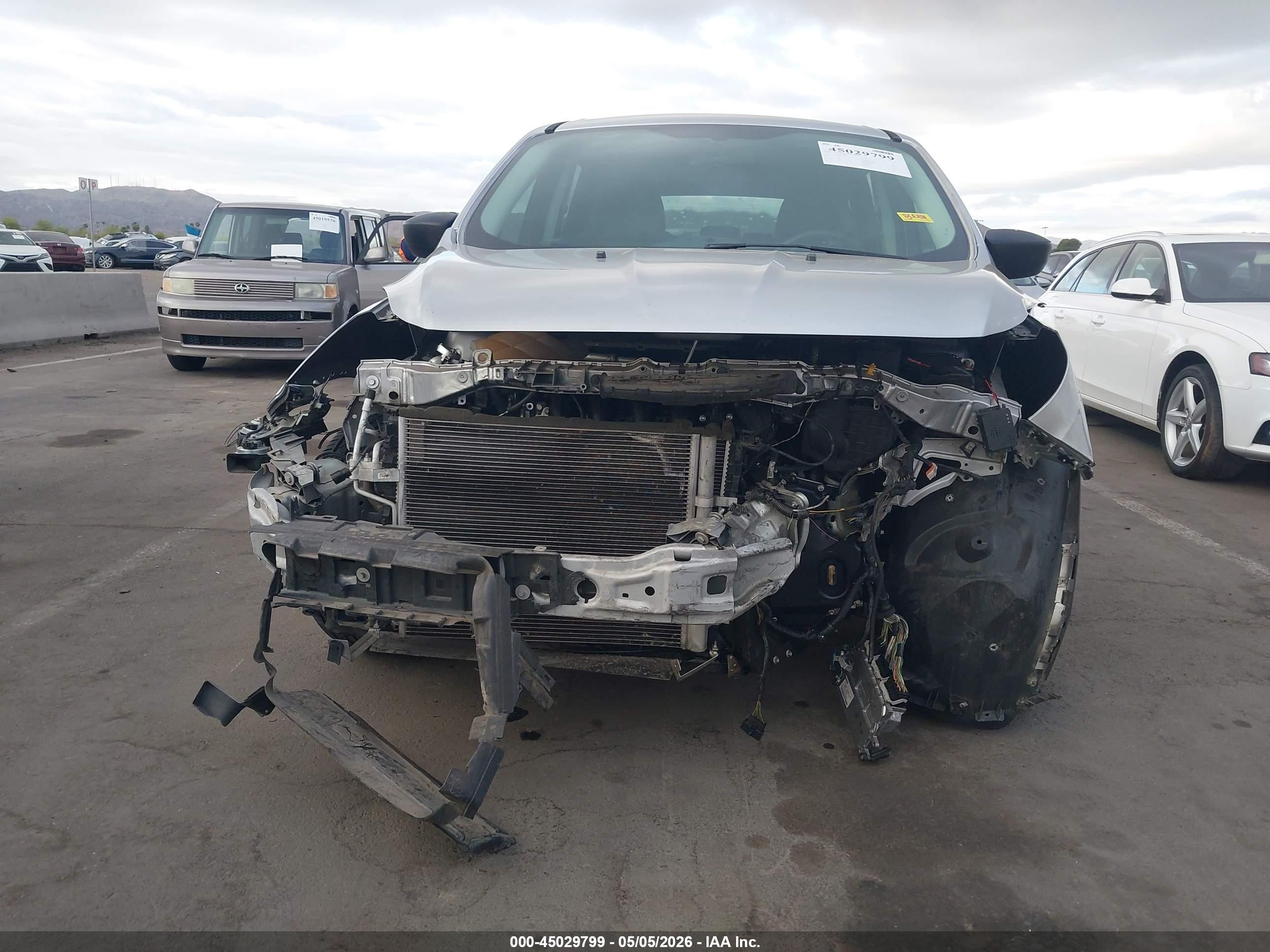 2015 Ford Escape S Silver vin: 1FMCU0F75FUA09117