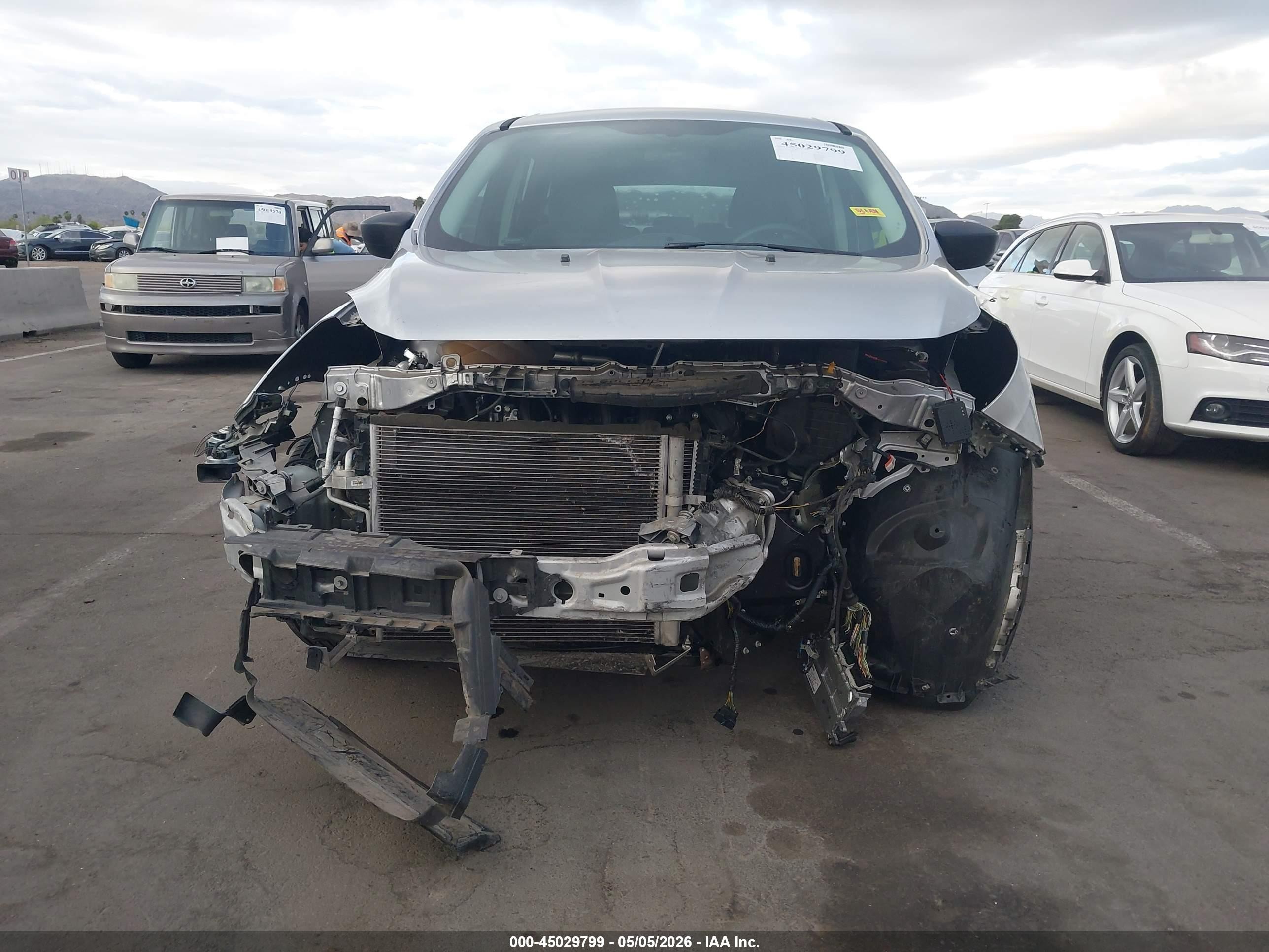 2015 Ford Escape S Silver vin: 1FMCU0F75FUA09117