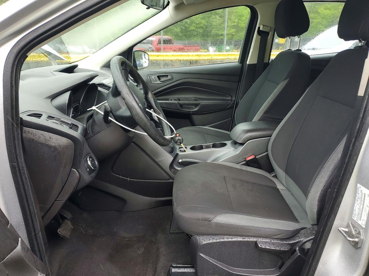 2015 Ford Escape S Silver vin: 1FMCU0F75FUA37872