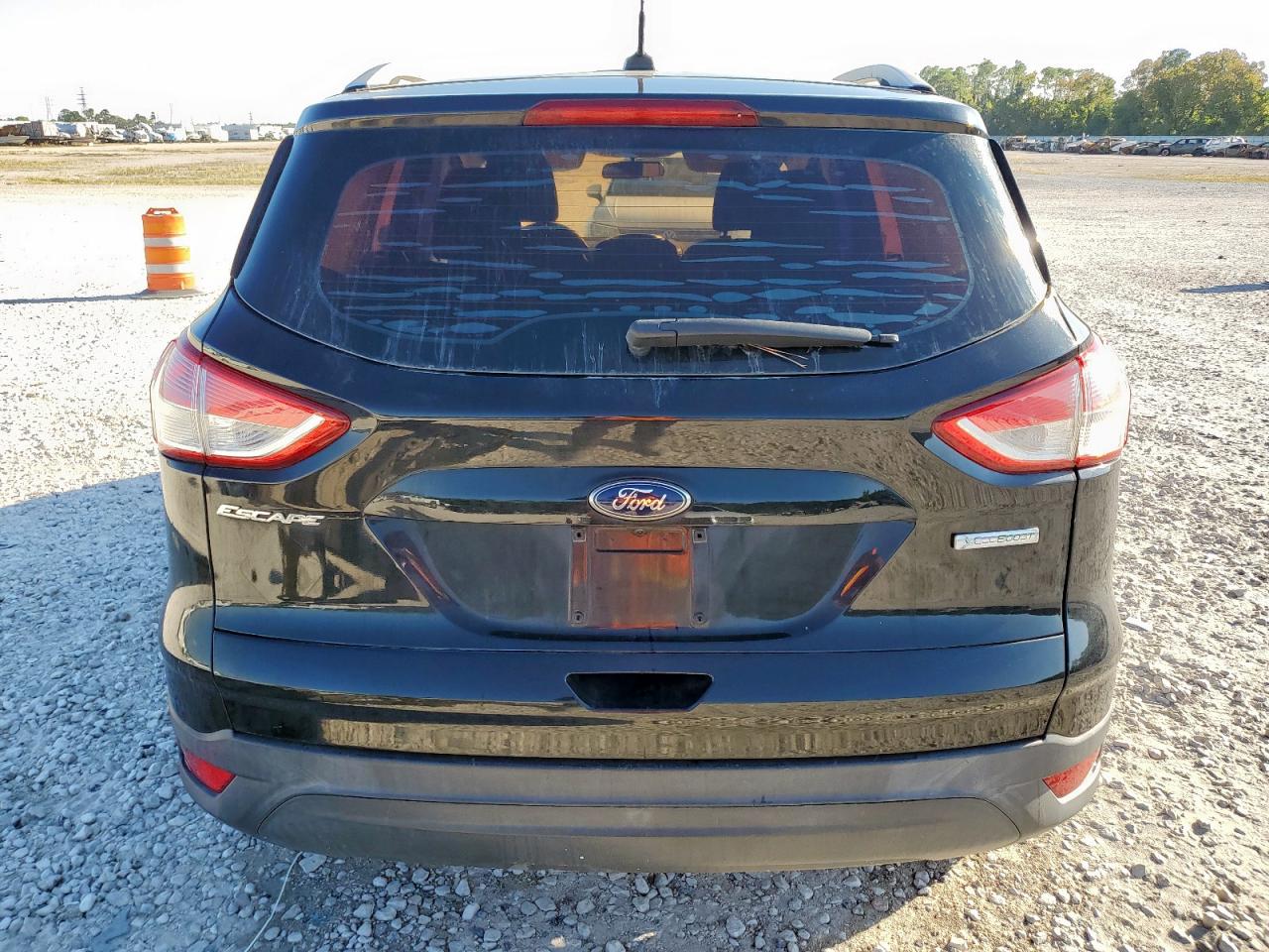 2015 Ford Escape Black vin: 1FMCU0F75FUA51755