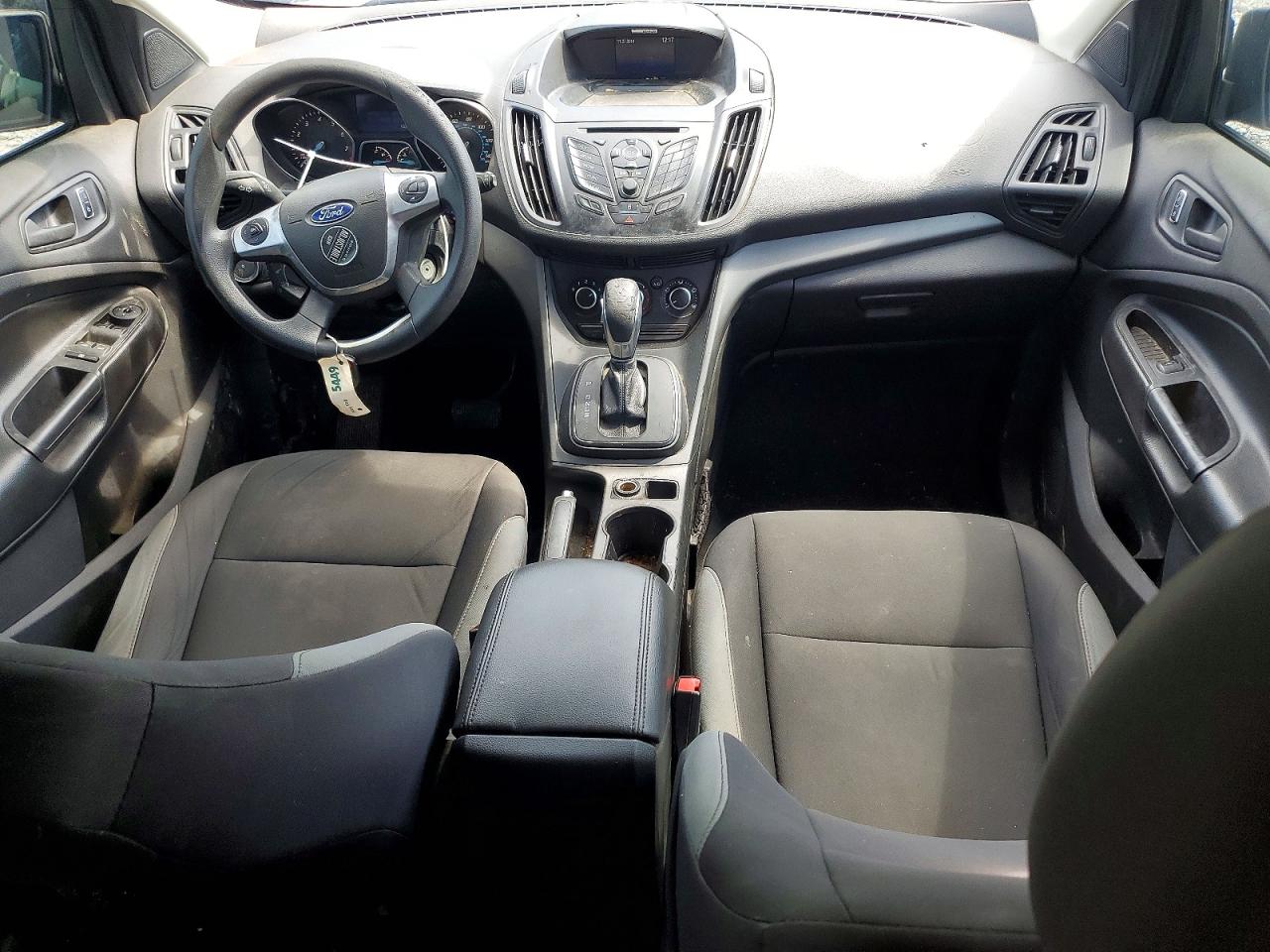 2015 Ford Escape S White vin: 1FMCU0F75FUA87817