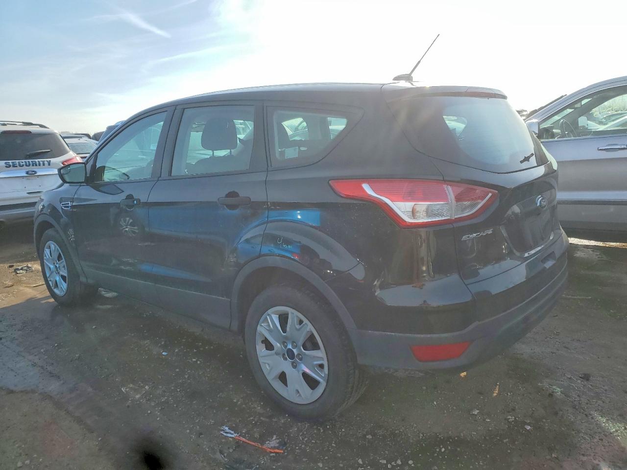 2015 Ford Escape S Black vin: 1FMCU0F75FUA91446