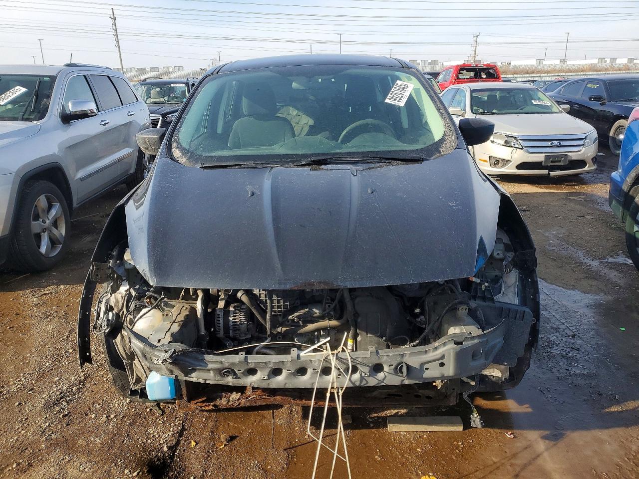 2015 Ford Escape S Black vin: 1FMCU0F75FUA91446