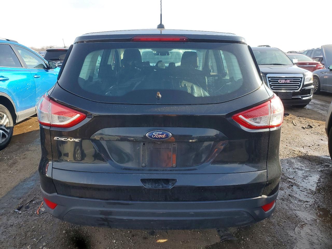 2015 Ford Escape S Black vin: 1FMCU0F75FUA91446