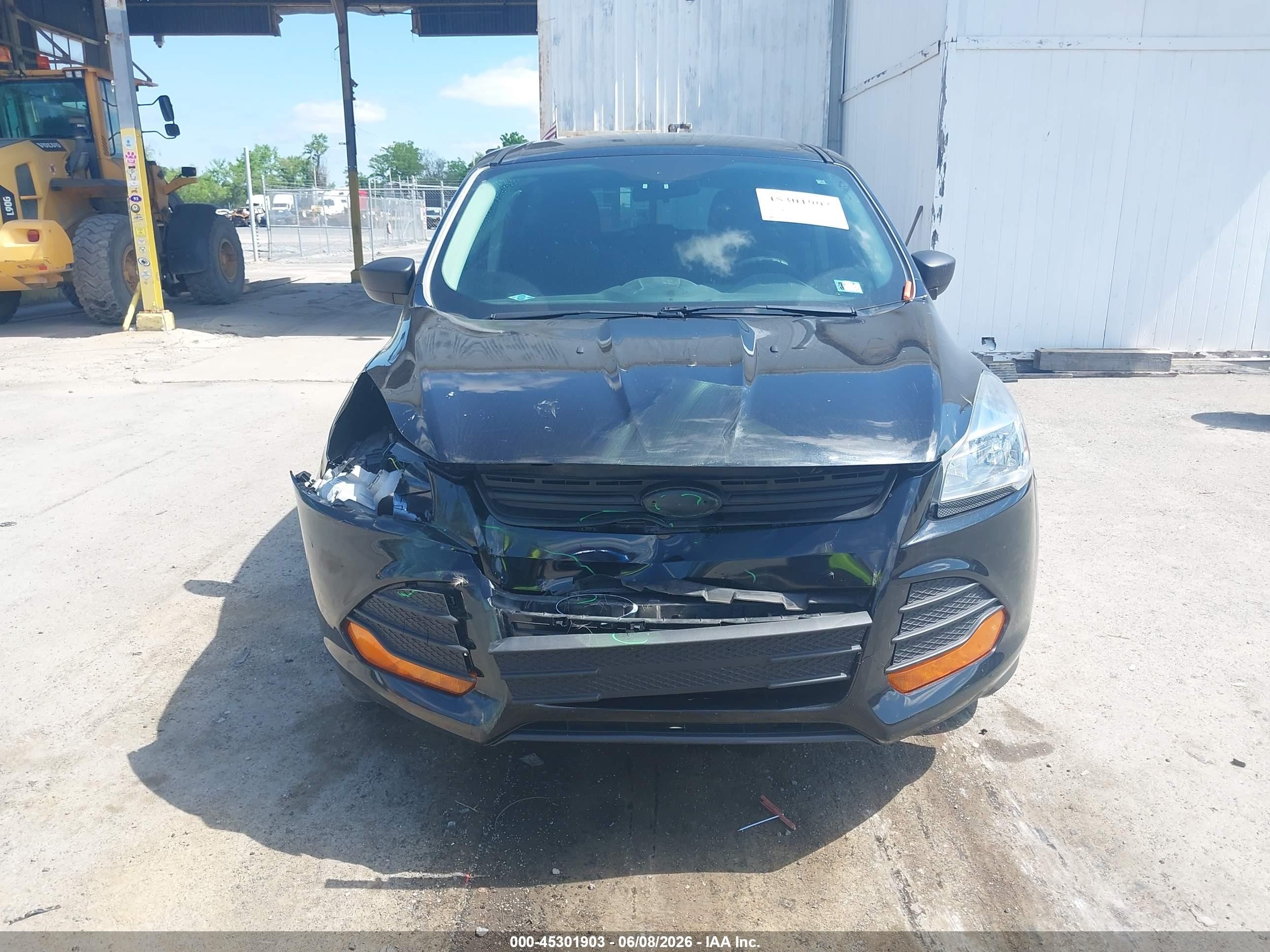 2015 Ford Escape S Черный vin: 1FMCU0F75FUC22262