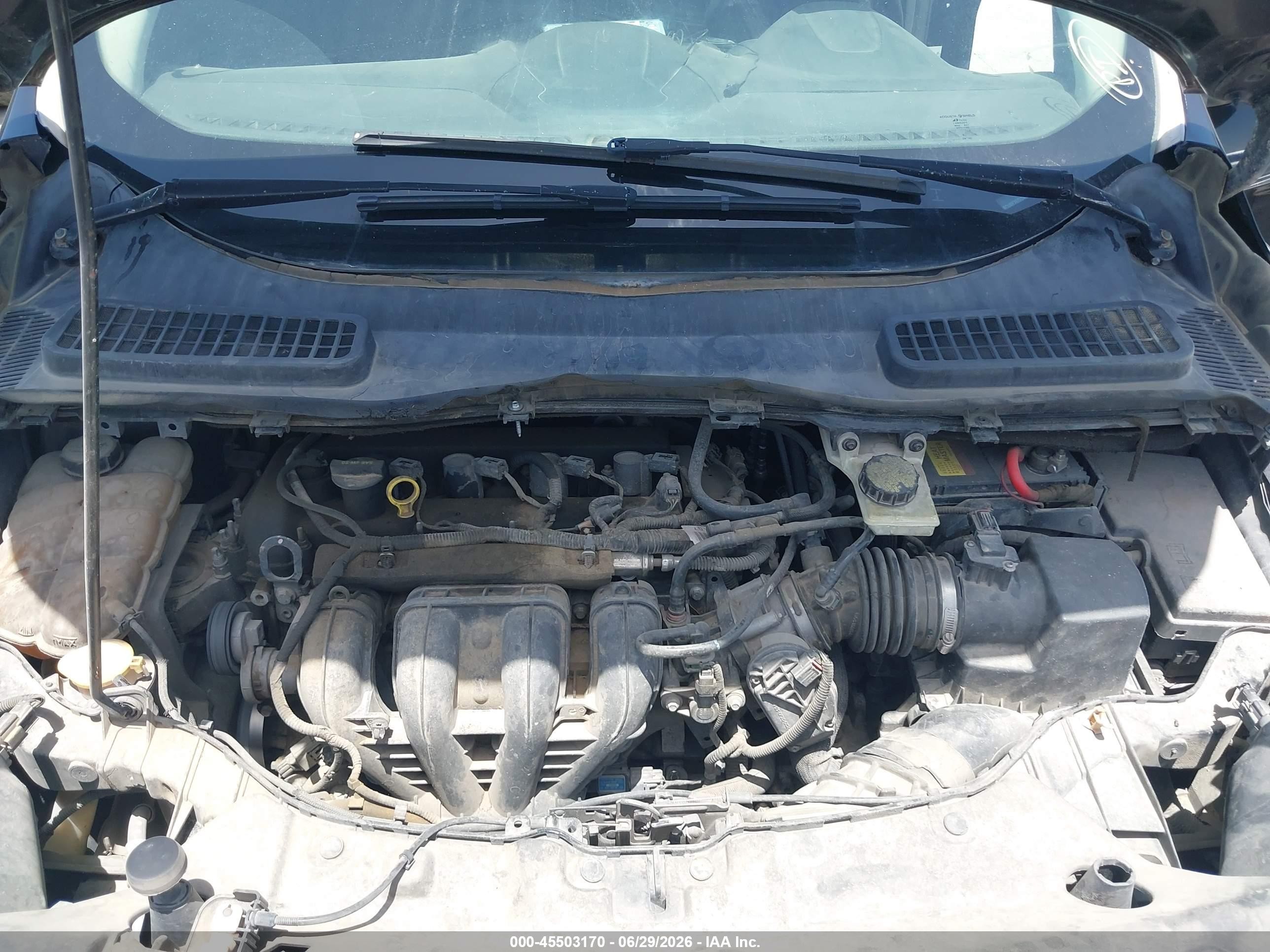 2013 Ford Escape S Black vin: 1FMCU0F76DUA74278