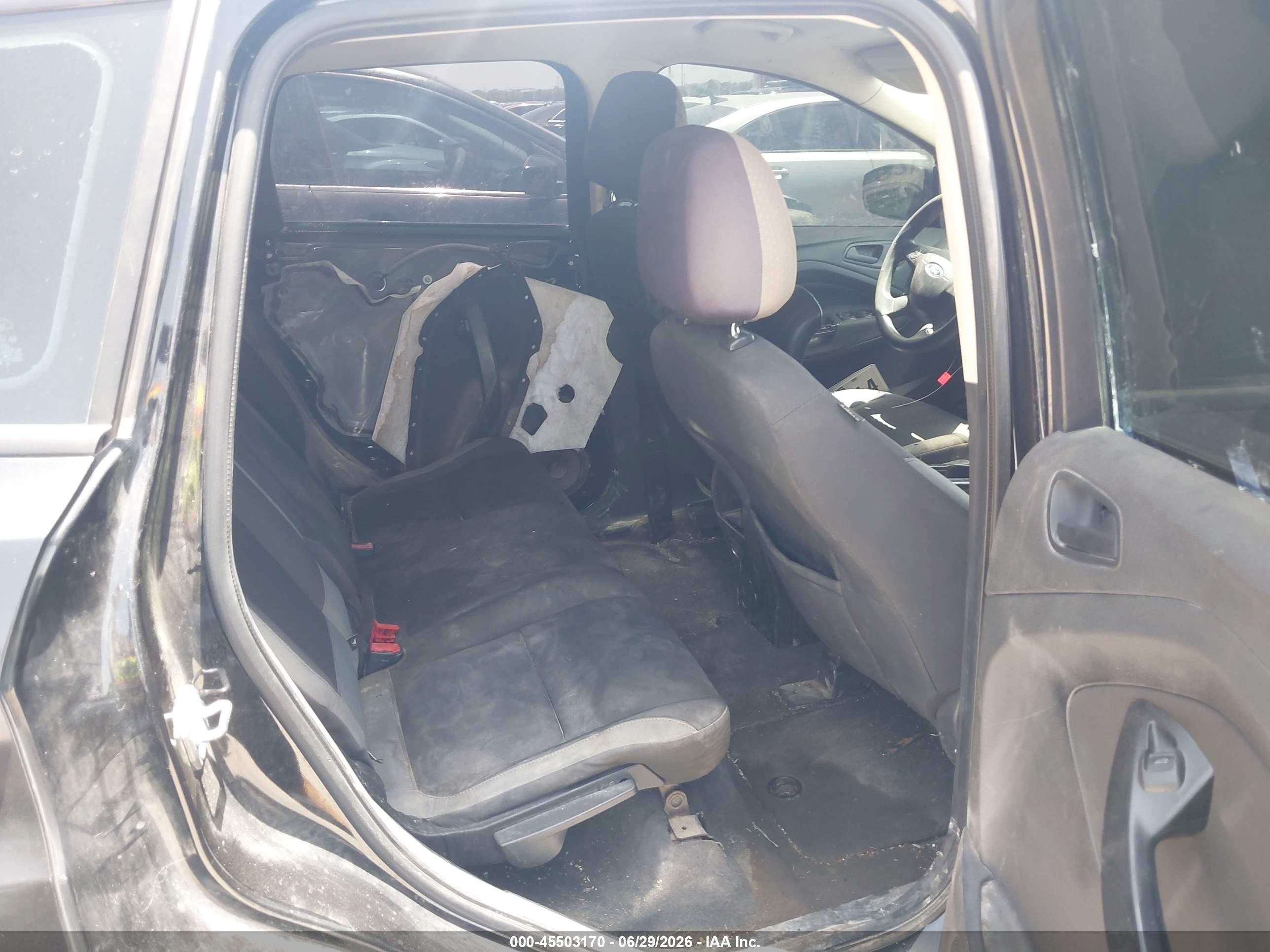 2013 Ford Escape S Black vin: 1FMCU0F76DUA74278