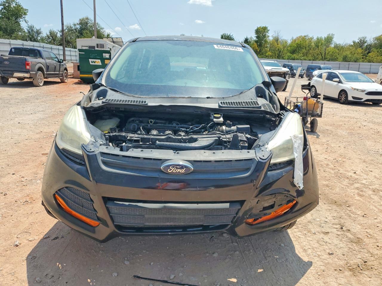 2013 Ford Escape S Black vin: 1FMCU0F76DUB23043