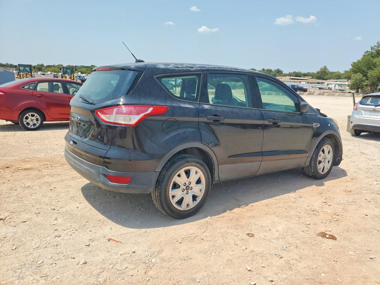 2013 Ford Escape S Black vin: 1FMCU0F76DUB23043