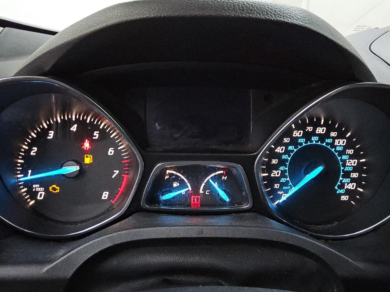 2013 Ford Escape S Black vin: 1FMCU0F76DUB65860 Damage: Warning Light - Engine, On, Unacceptable