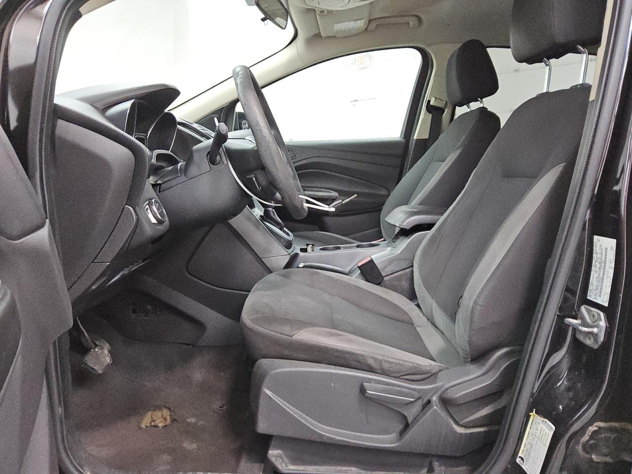 2013 Ford Escape S Black vin: 1FMCU0F76DUB65860 Damage: Left Front Carpet, Worn, Replacement Required