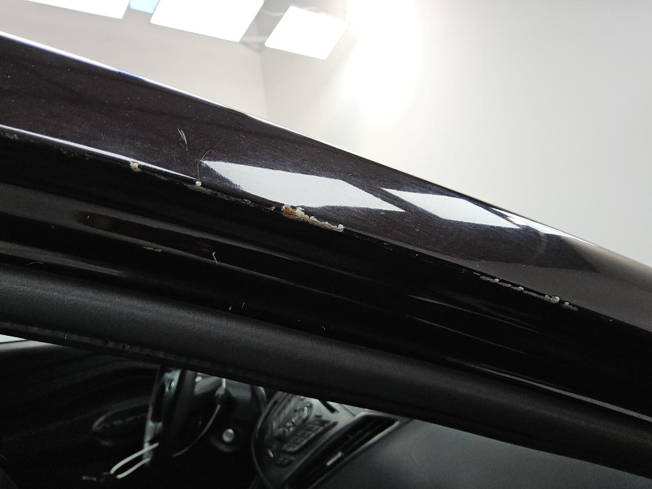 2013 Ford Escape S Black vin: 1FMCU0F76DUB65860 Damage: Right Drip Rail, Previous Repair, Substandard Repair
