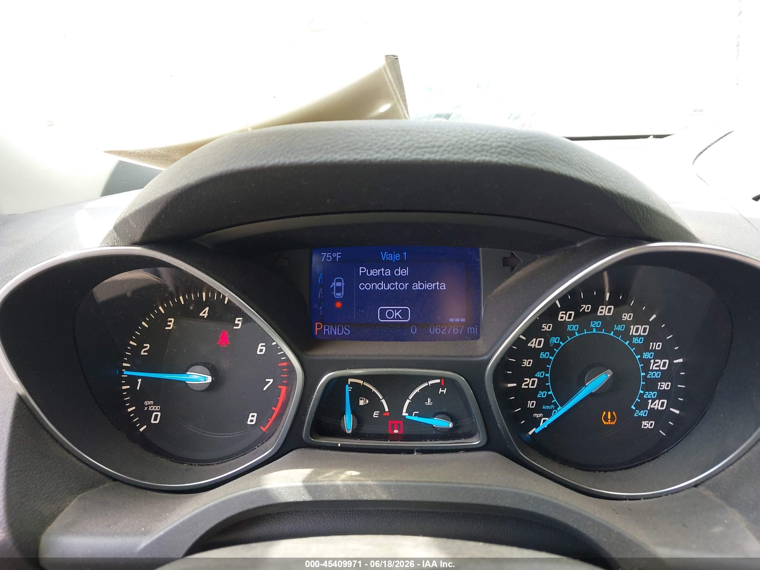 2013 Ford Escape S Black vin: 1FMCU0F76DUB82254