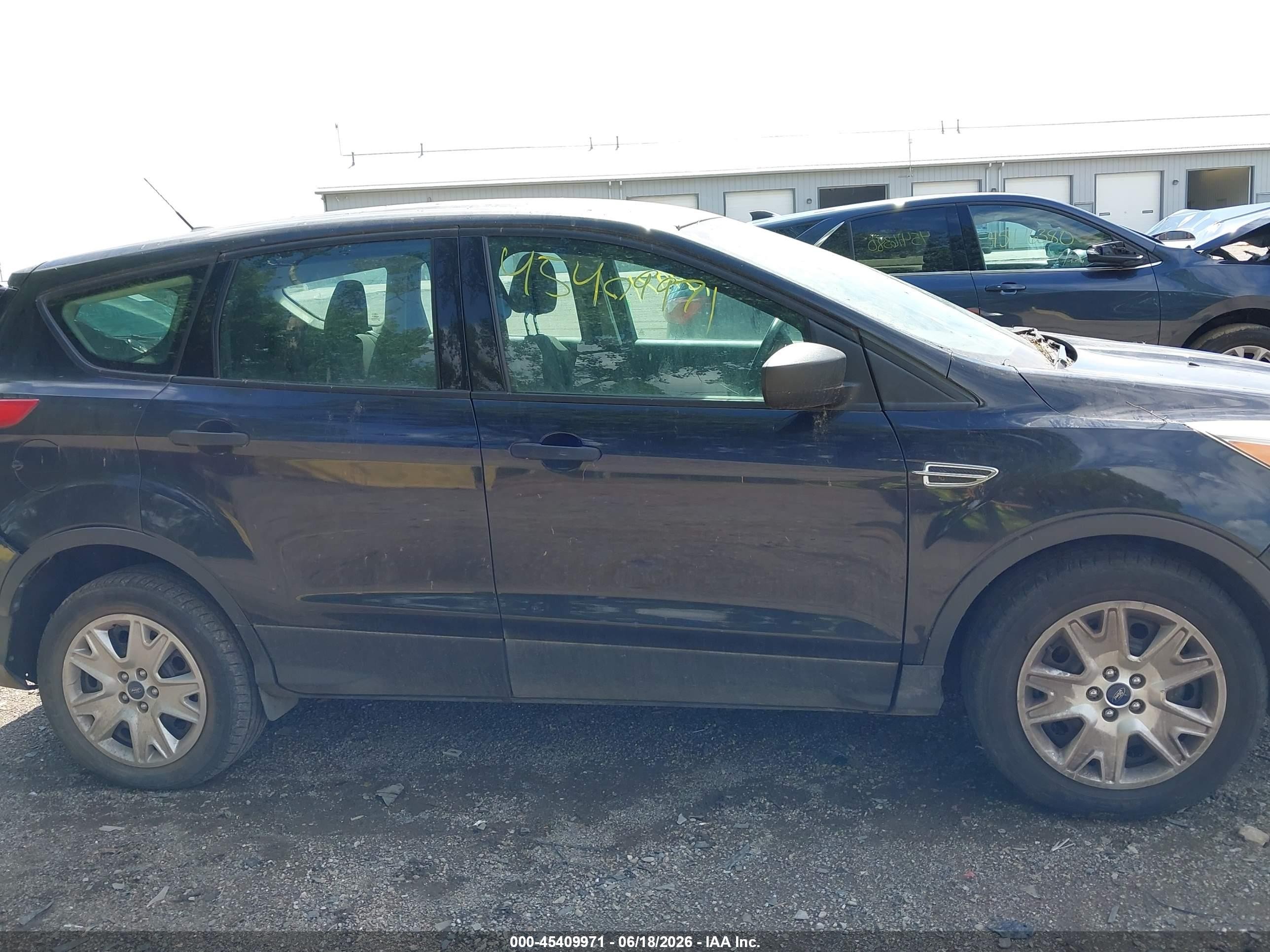 2013 Ford Escape S Black vin: 1FMCU0F76DUB82254