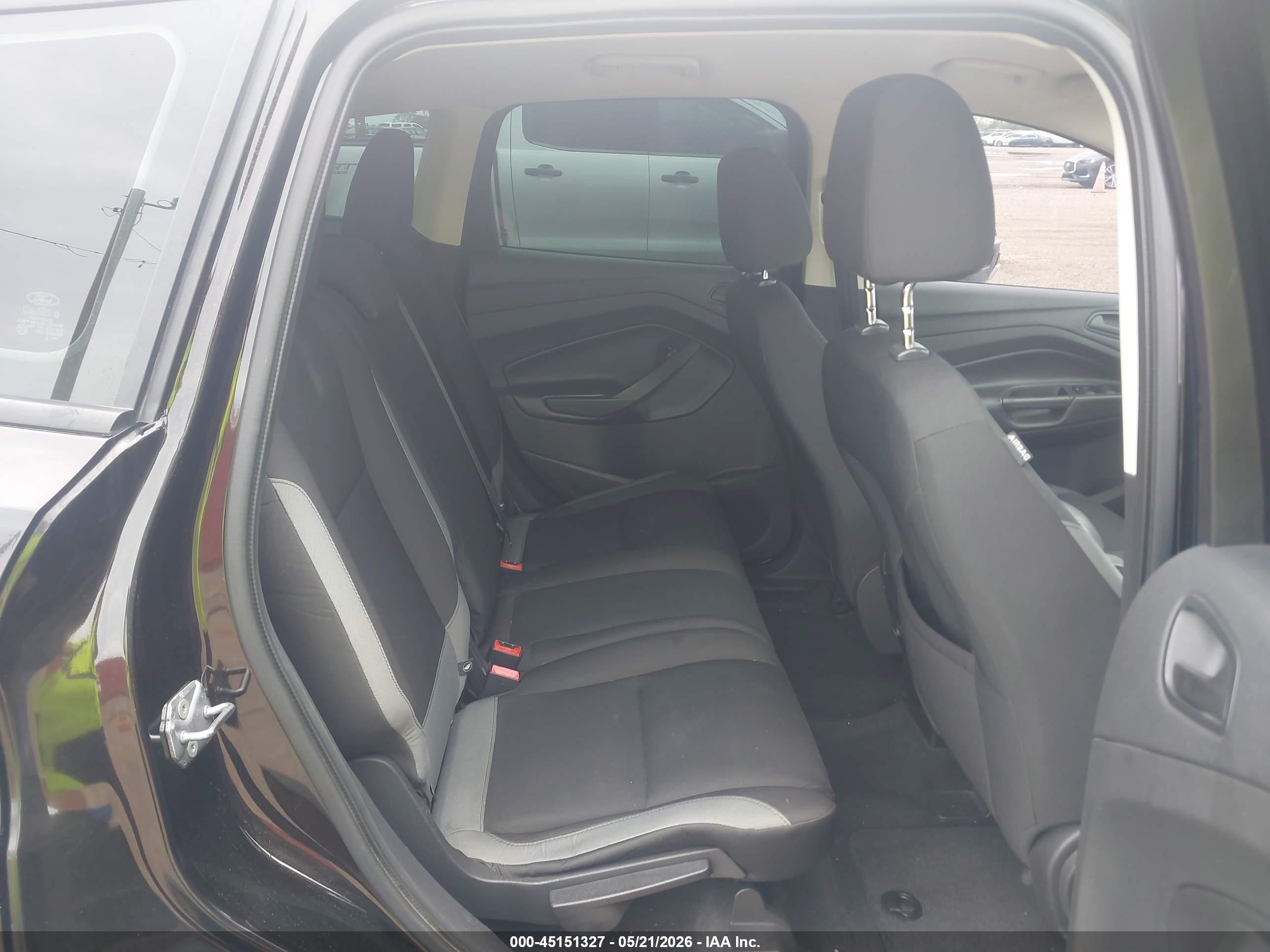 2013 Ford Escape S Black vin: 1FMCU0F76DUB95487