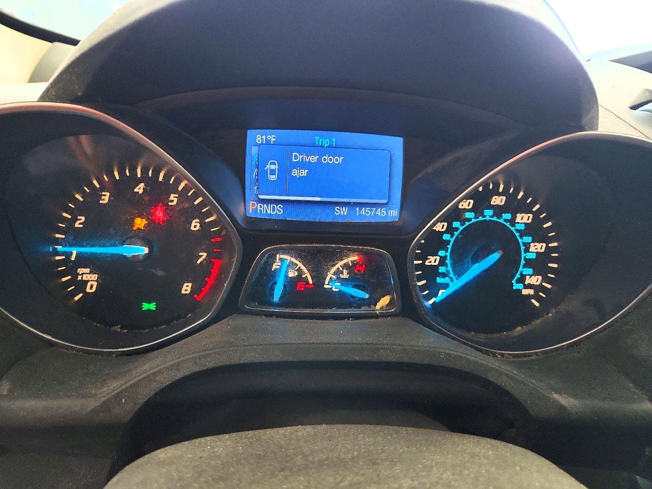 2013 Ford Escape S Turquoise vin: 1FMCU0F76DUC66428