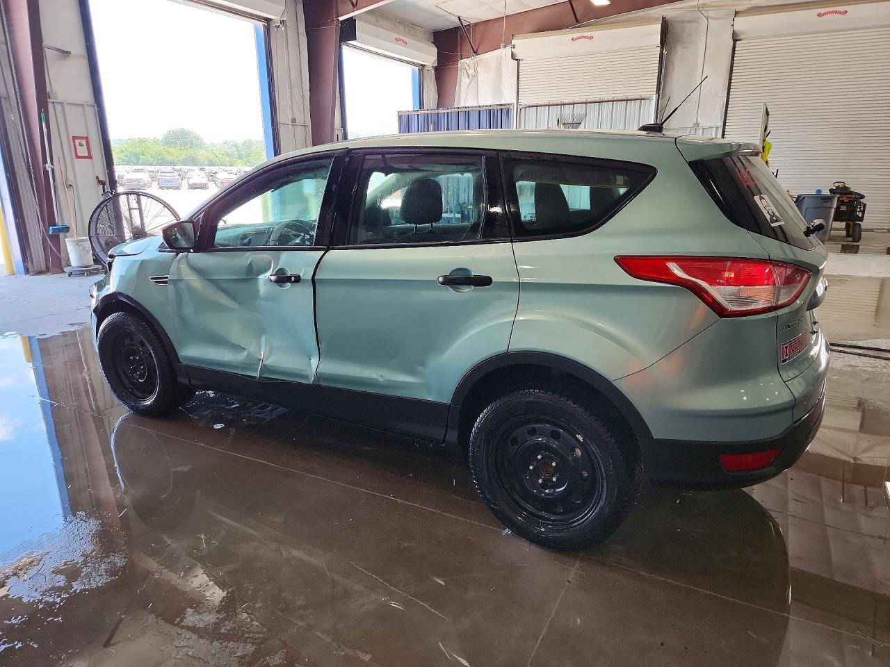 2013 Ford Escape S Turquoise vin: 1FMCU0F76DUC66428