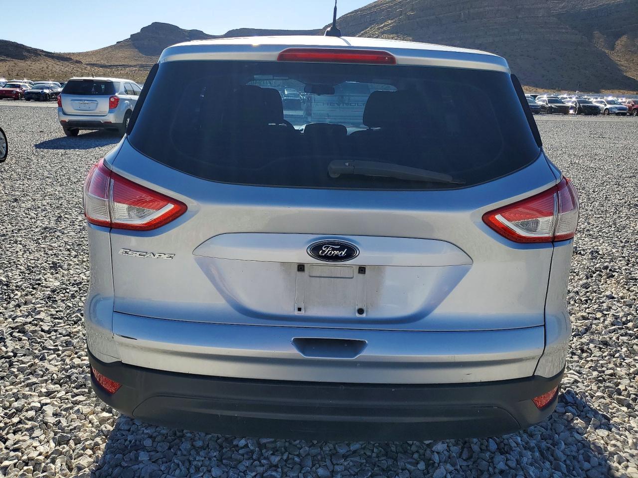 2013 Ford Escape S Silver vin: 1FMCU0F76DUC71337