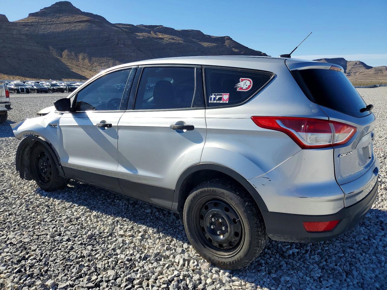 2013 Ford Escape S Silver vin: 1FMCU0F76DUC71337