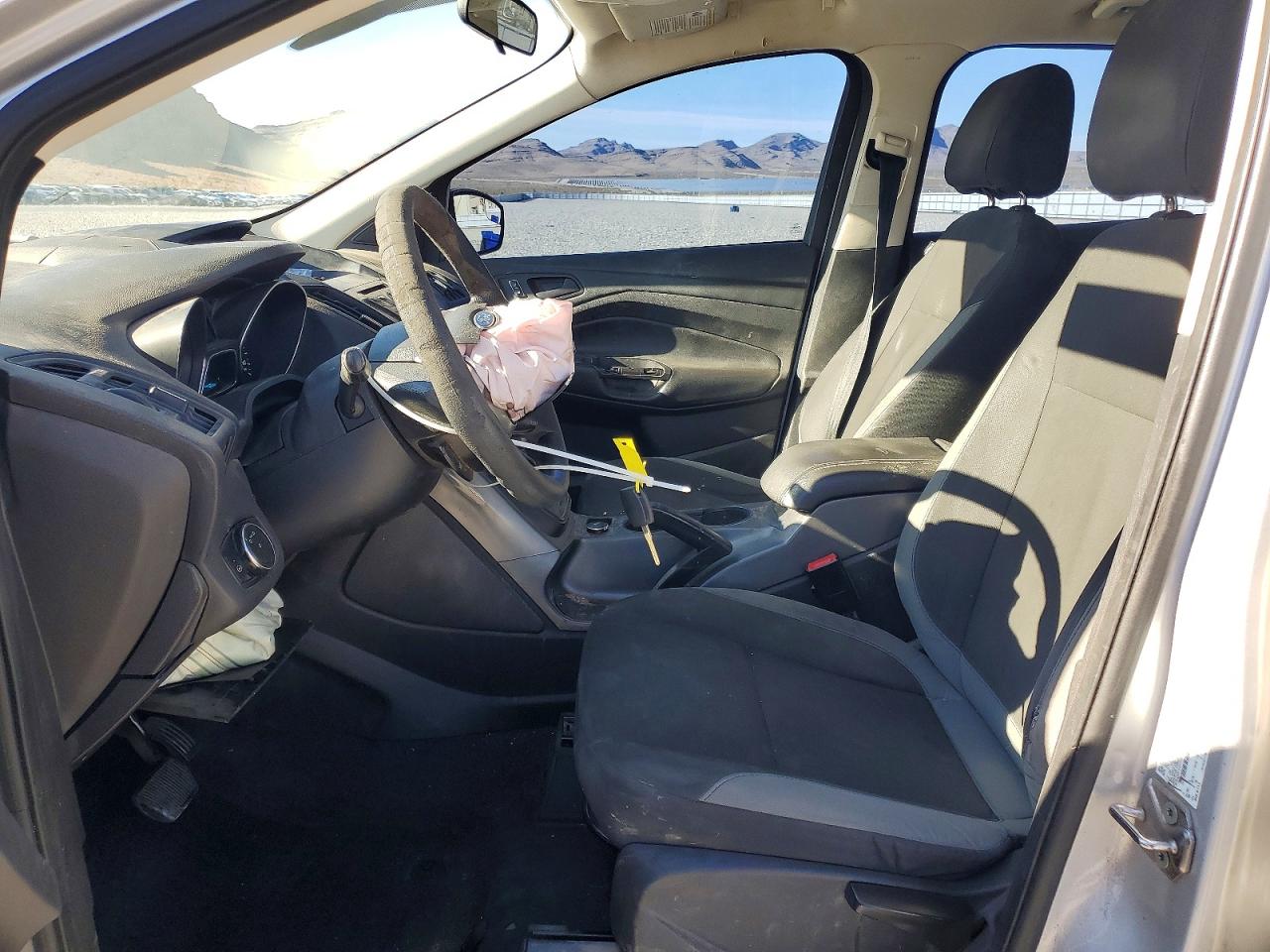 2013 Ford Escape S Silver vin: 1FMCU0F76DUC71337