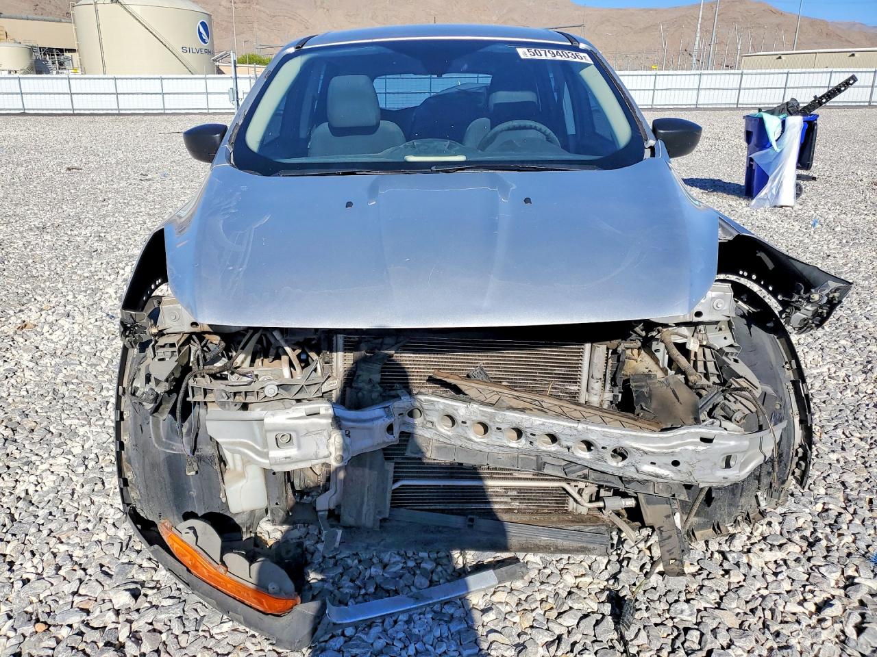 2013 Ford Escape S Silver vin: 1FMCU0F76DUC71337