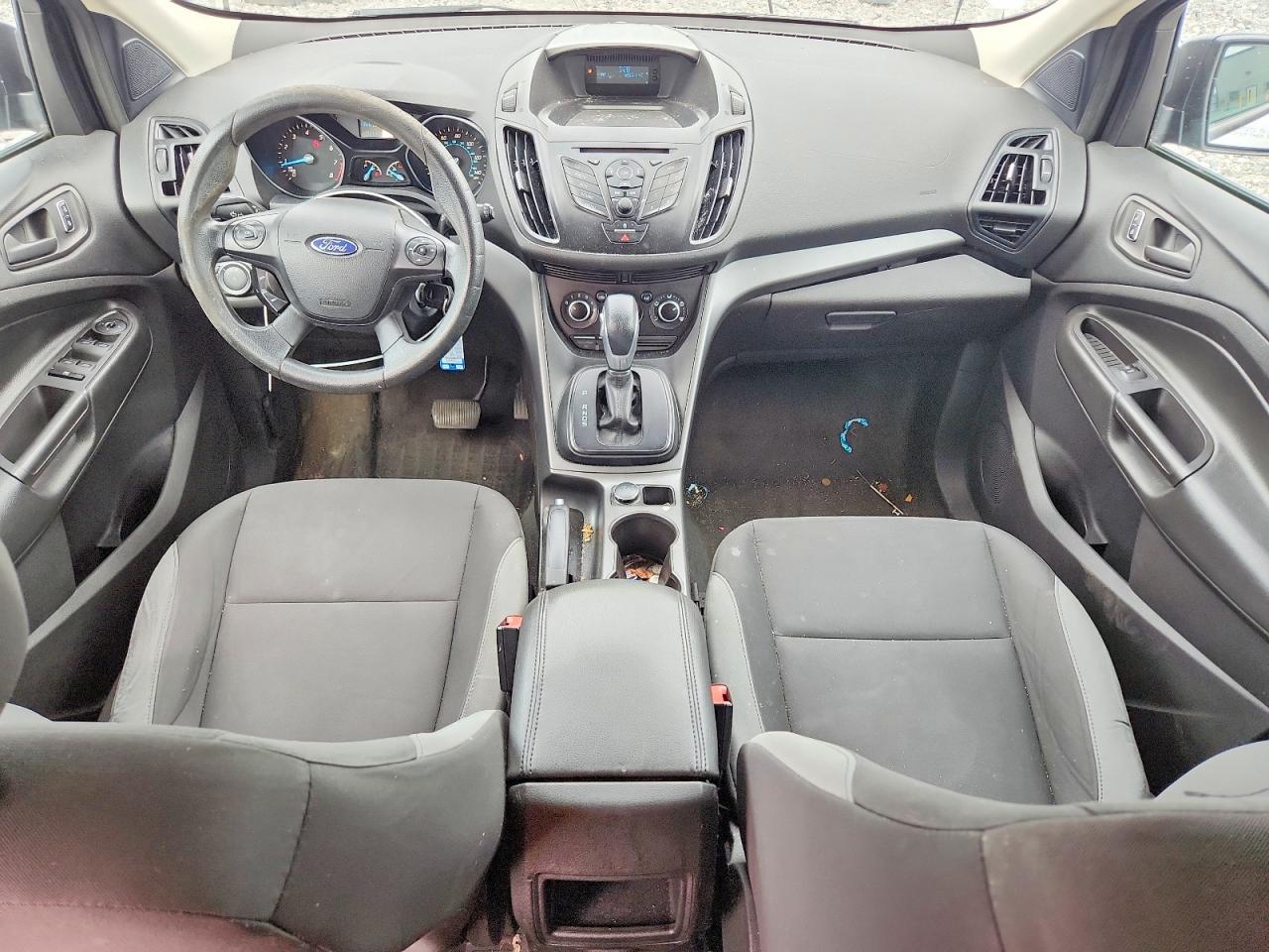 2013 Ford Escape S White vin: 1FMCU0F76DUC87750