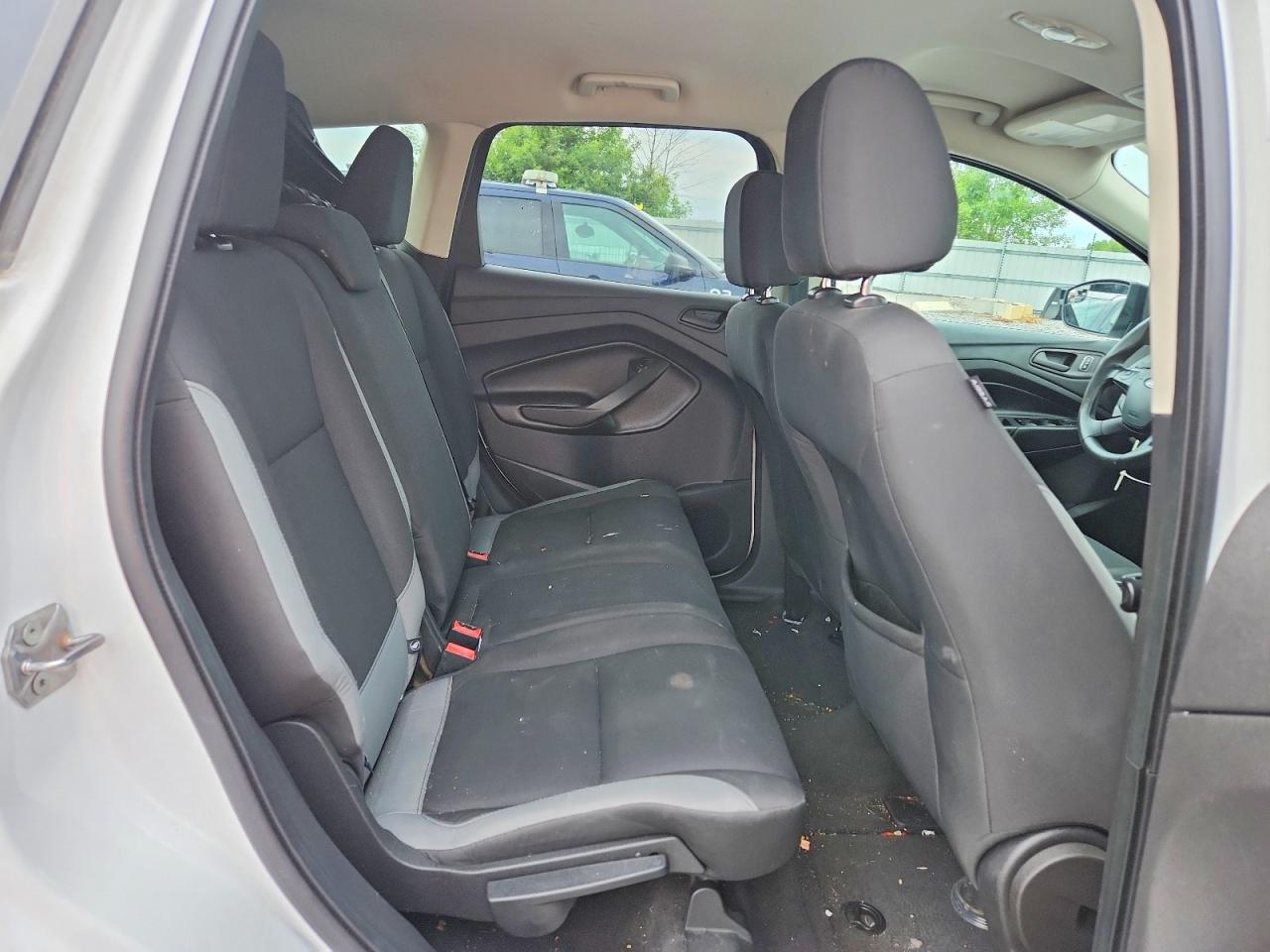 2013 Ford Escape S White vin: 1FMCU0F76DUC87750