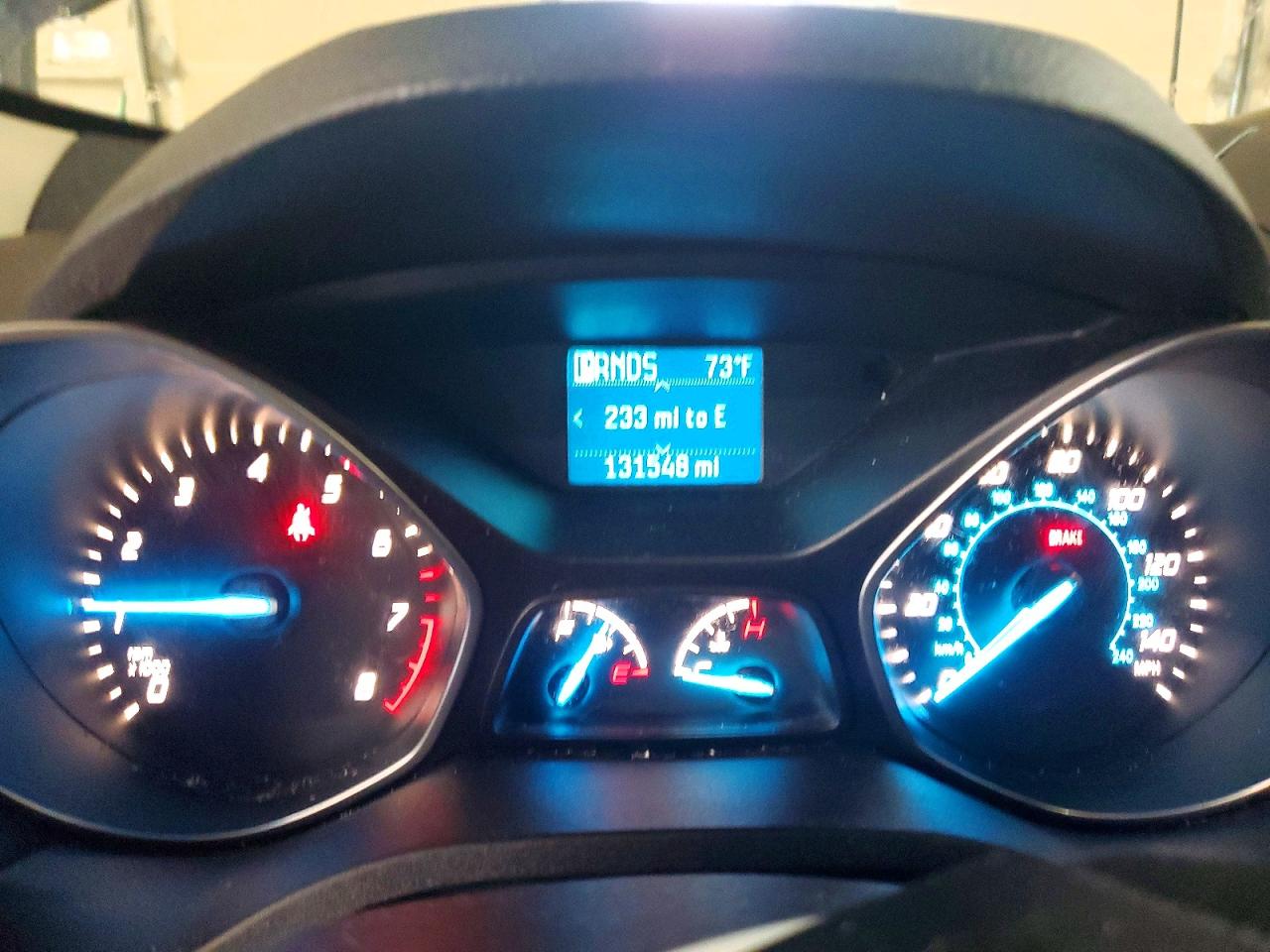 2013 Ford Escape S Blue vin: 1FMCU0F76DUD31942