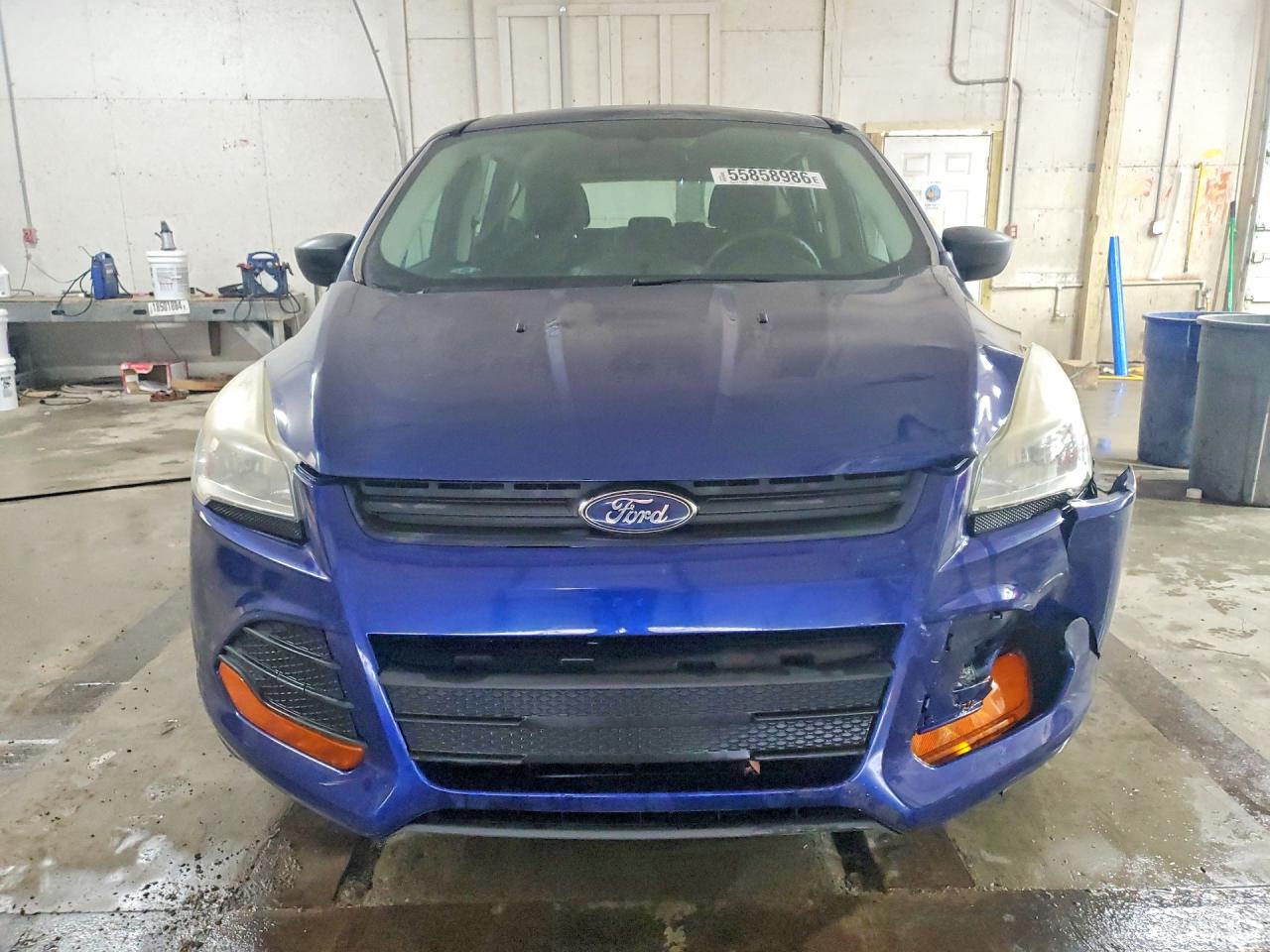 2013 Ford Escape S Blue vin: 1FMCU0F76DUD31942