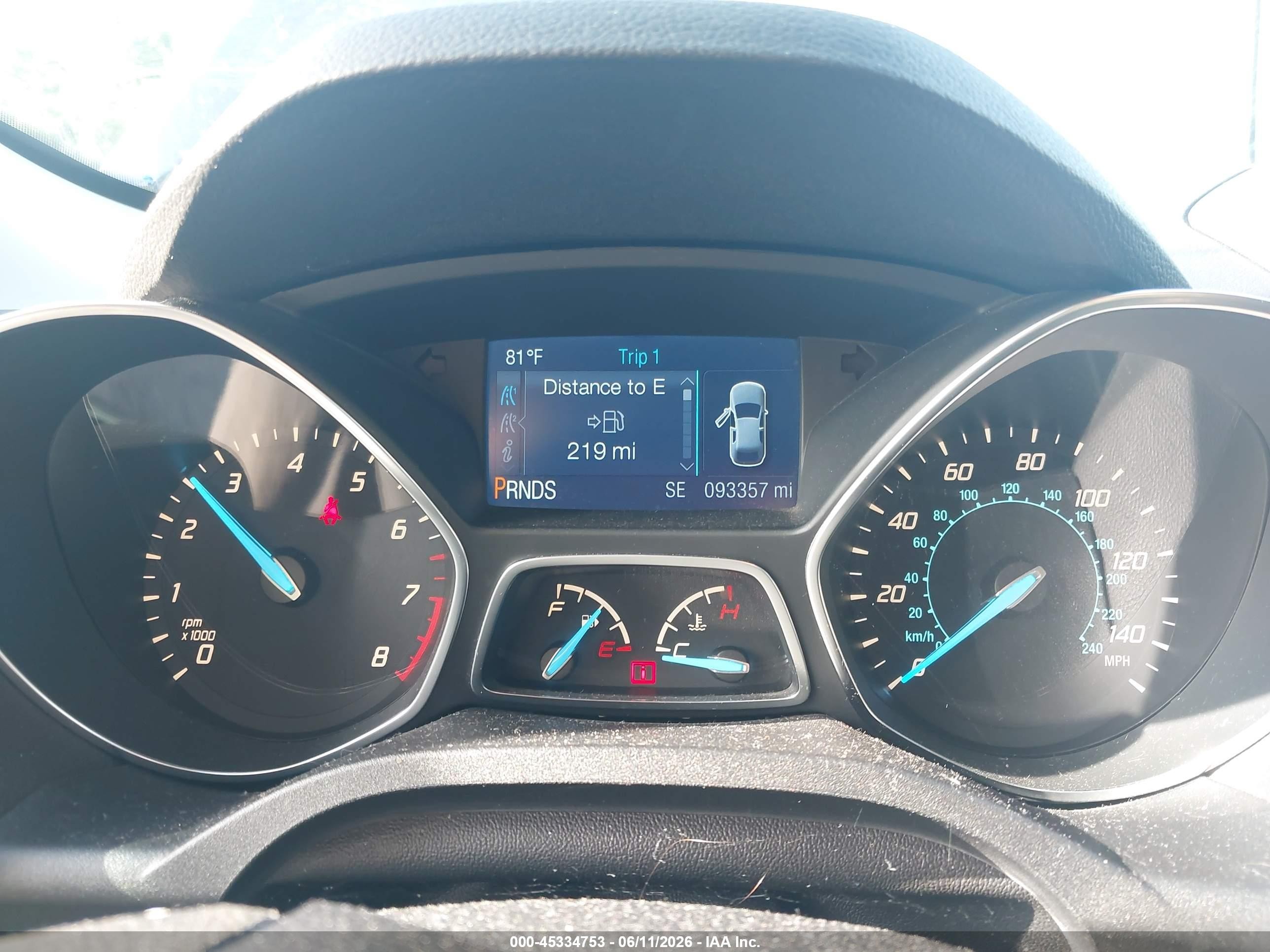 2013 Ford Escape S Blue vin: 1FMCU0F76DUD38261