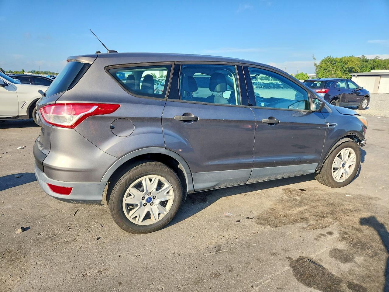 2013 Ford Escape S Gray vin: 1FMCU0F76DUD75746