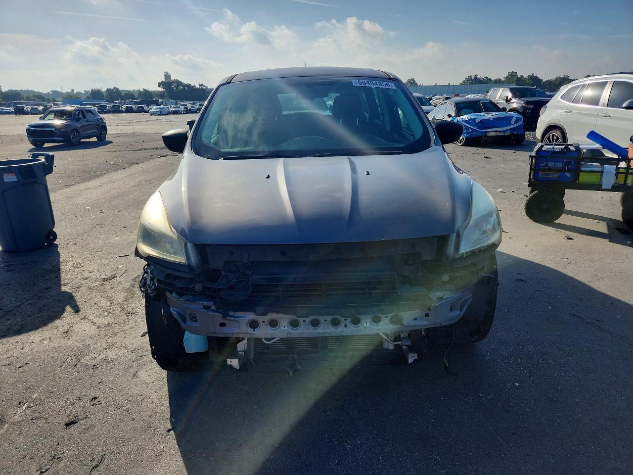 2013 Ford Escape S Gray vin: 1FMCU0F76DUD75746