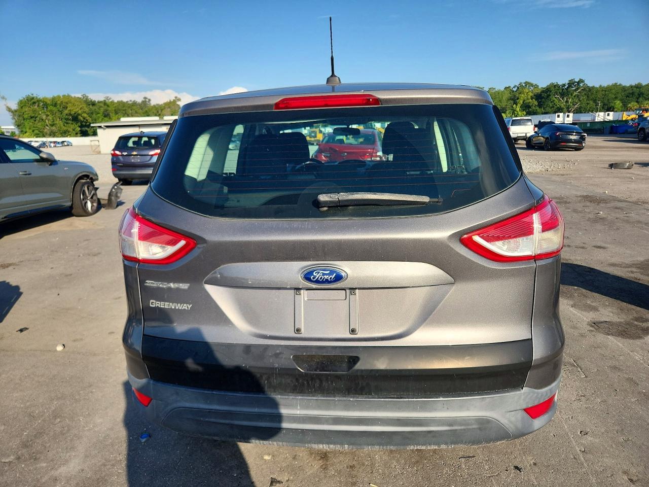 2013 Ford Escape S Gray vin: 1FMCU0F76DUD75746