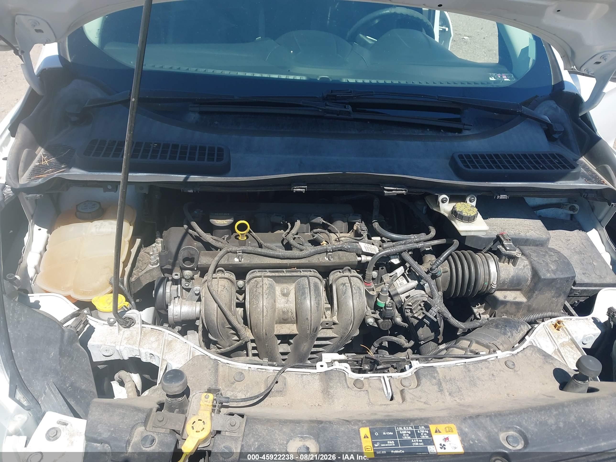 2013 Ford Escape S Белый vin: 1FMCU0F76DUD77884