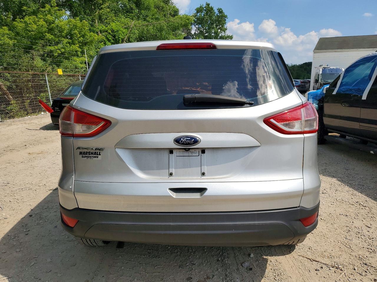 2014 Ford Escape S Silver vin: 1FMCU0F76EUA11697