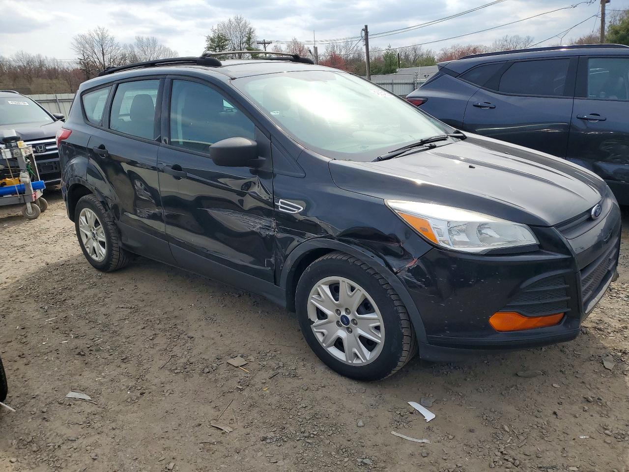 2014 Ford Escape S Серый vin: 1FMCU0F76EUA26281
