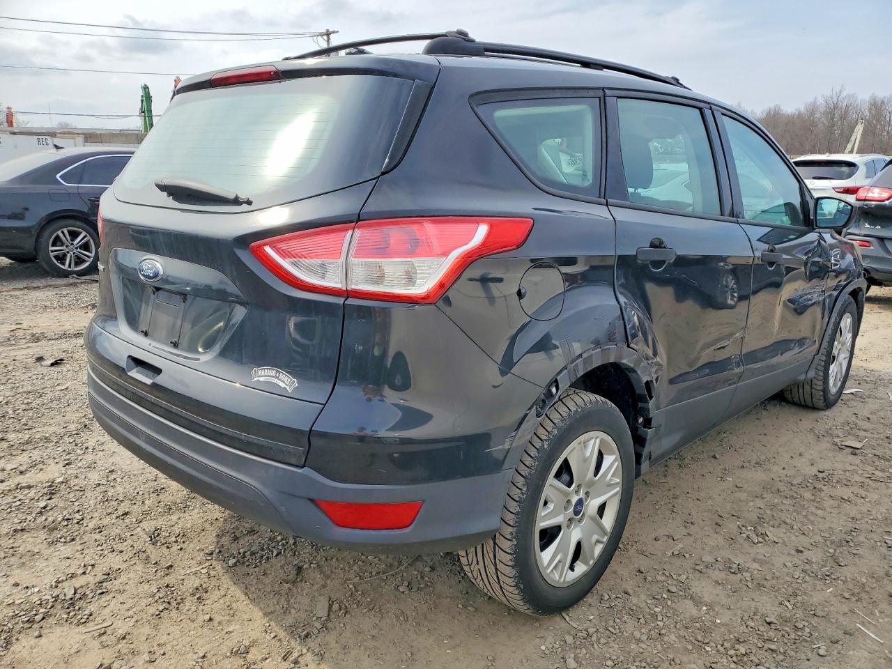 2014 Ford Escape S Серый vin: 1FMCU0F76EUA26281