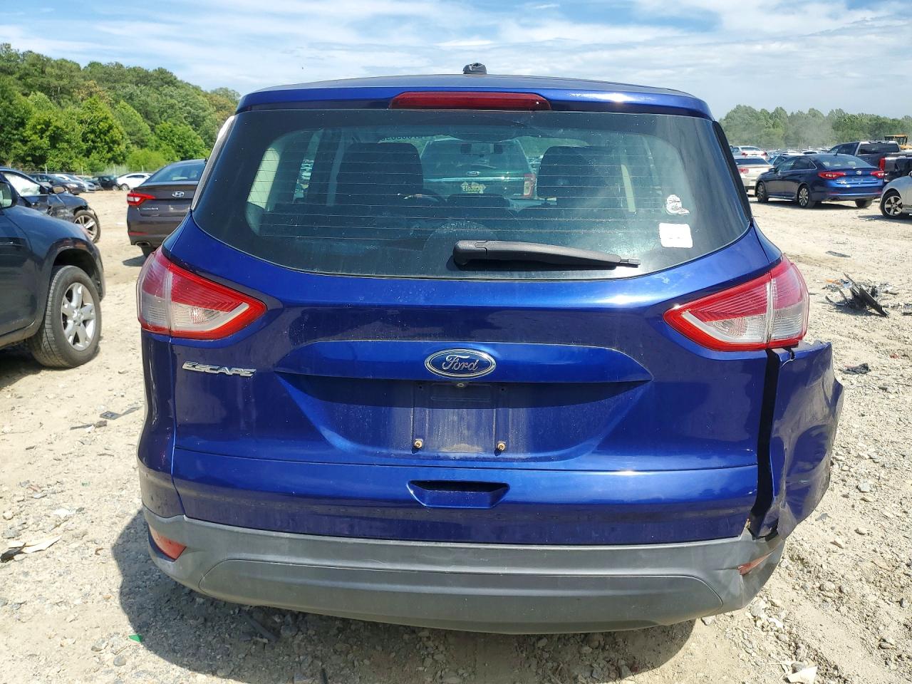 2014 Ford Escape S Синий vin: 1FMCU0F76EUA34963