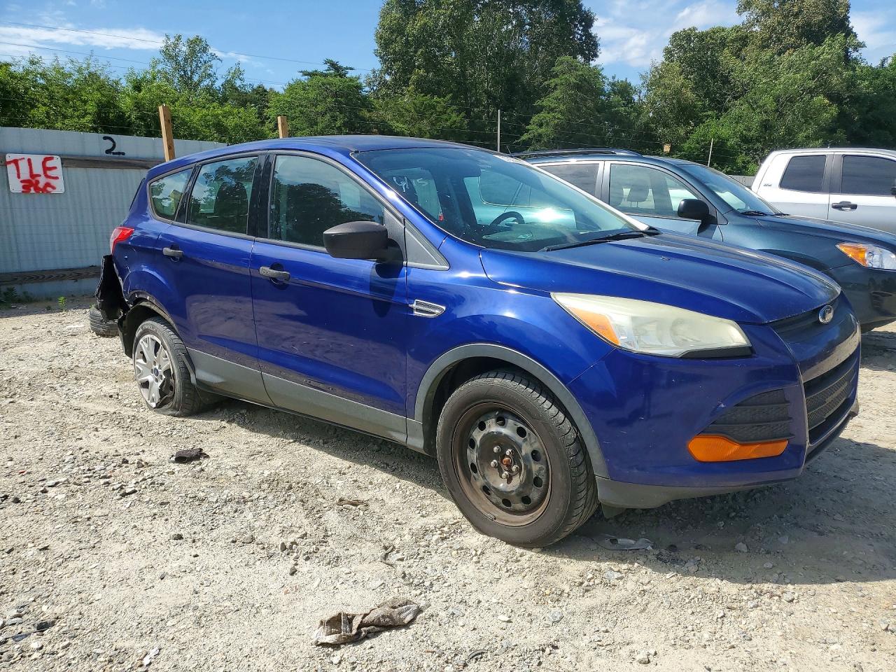 2014 Ford Escape S Синий vin: 1FMCU0F76EUA34963